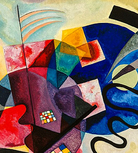 Expo peinture Kandinsky "La musique des couleurs" à la Philharmonie